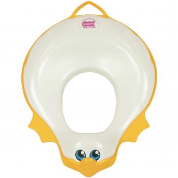 Reductor de WC Ducka Junior 45 x 32,5 x 9 cm Blanco/Amarillo