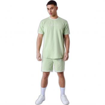 Embroidered Logo T-Shirt Project X Paris in Pistachio - Size L