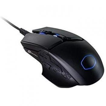 Cooler Master MM830 Wired Gaming Mouse - 24000 DPI Optical Sensor, 4-Directional D-Pad Controller, Palm/claw Grip, OLED and RGB Lighting, 20-Million Click Omron Switches, Braided USB Cable