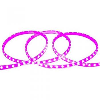 Tira LED 220V SMD2835 60LED/m Rosa IP65 Ancho 12mm Corte 100cm 9m