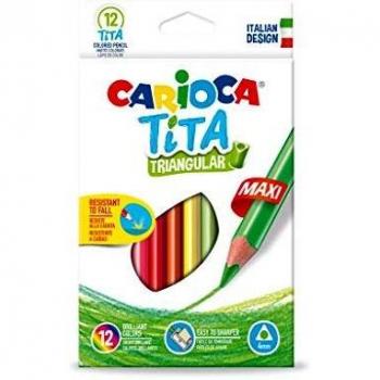 ESTUCHE 12 LAPICEROS TRAING. CARIOCA TITA