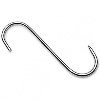 Lacor - 39044 - Set De 6 Ganchos Carniceros 18,5 cm 1 Punta Inox.