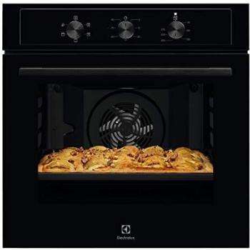 Forno Eléctrico Multifunção de Encastre Electrolux EOH2H004K, 68 Litros, Classe A, 5 Funções, Limpeza AquaClean, Potência 2790 W, Cor Negra