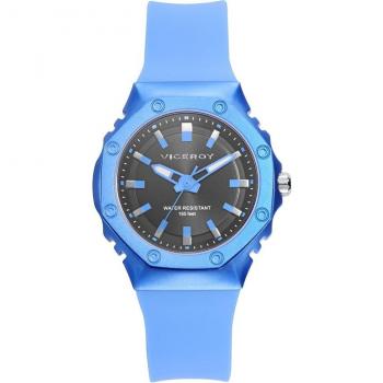 Reloj Viceroy Colors para Mujer con Caja de Aluminio y Correa de Silicona Azul 41112-37