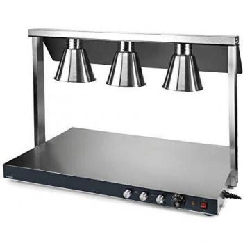 Lacor Calentador de Buffet, 50 W, Plata