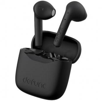 Auriculares inalámbricos Defunc True Lite con micrófono integrado, Bluetooth 5.3, cancelación de ruido y autonomía de 20 horas - Negro