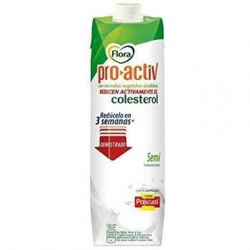 Flora Leche Corazón con Aceites Vegetales 1.4% - Paquete de 4 x 1000 ml - Total: 4000 ml