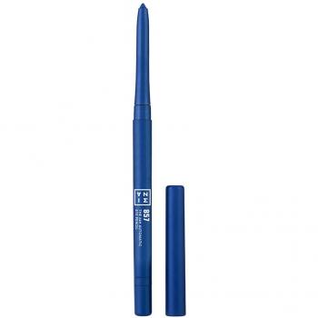 Lápiz de Ojos Automático 24H 857 - Azul Marino - Larga Duración, Alta Pigmentación, Textura Cremosa - Vegano y Cruelty Free