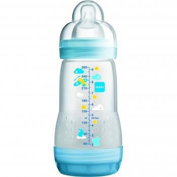 Biberon Anti Colique Bleu 260ml MAM