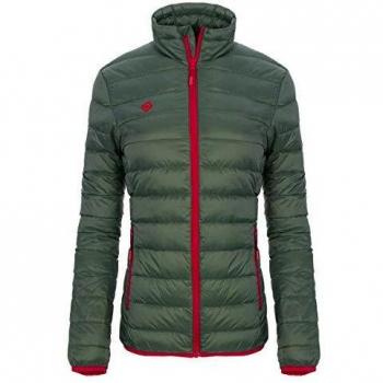 Izas Grecia Chaquetas De Pluma, Mujer, Verde Oscuro/Frambuesa, L