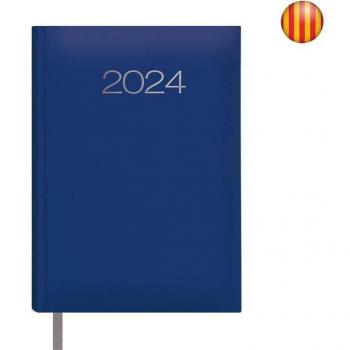 Agenda Dohe Lisboa día/pág 2024 cat 14X20 Azul