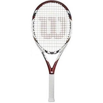 Wilson Five Lite - Raqueta , color blanco / gris / azul, talla 2