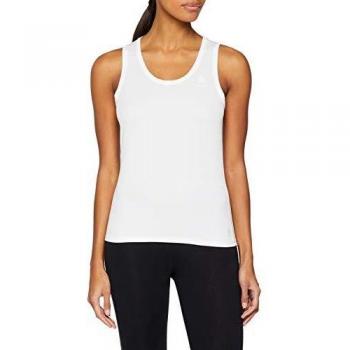 Odlo Suw Top de Cuello Redondo Singlet Active F-Dry Light Undershirt para Mujer, Mujer, Camiseta, 141081-10000-XS, Blanco, XS