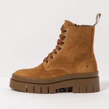 Botines de piel para mujer 1953S Silk Suede Toffee/Amberes