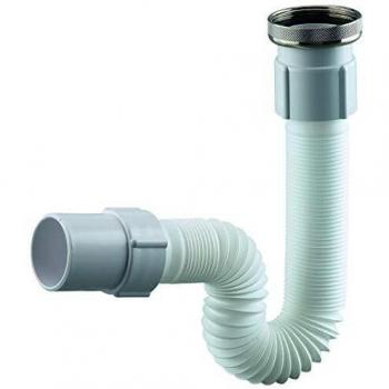 Flexible de desagüe modulable y extensible para lavabo NOYON & THIEBAULT, longitud 35 a 80 cm, diámetro Ø32