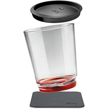 Silwy Magnetic Non-Slip Drinking Cup with Lid - Ready Red (250 ml)