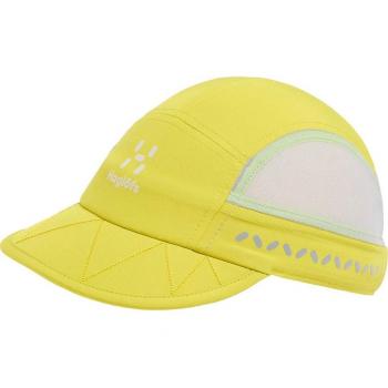 Gorra L.I.M Tempo Trail Haglöfs - Amarillo, ligera, transpirable, con protección UV y ajuste ajustable