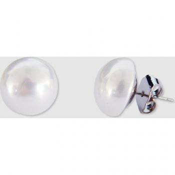 Pendientes Basic perla mabe 14mm