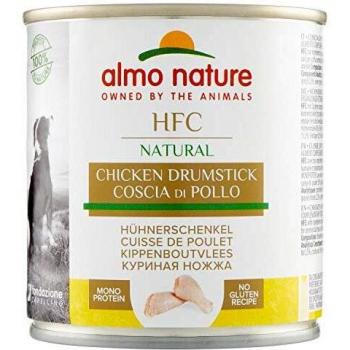 almo nature HFC Natural Wet Dog Food, Chicken Drumstick, 280 g, Pack of 12