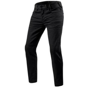 REV'IT! Vaqueros de Moto Jackson 2 SK Moto Negro - Jeans para motocicleta, color negro, talla 30, diseño moderno y funcional, fabricados con materiales resistentes a la abrasión, protección en rodillas y caderas