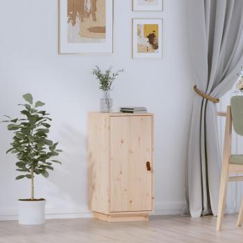 Aparador de madera maciza de pino 34x40x75 cm - Mueble de Almacenaje de Salón, Buffet para salón Moderno, Armario Auxiliar, Armario de Almacenamiento