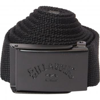 Cinturón Billabong Cog Negro para Hombre Adulto, material duradero, diseño clásico, hebilla ajustable, tamaño ajustable