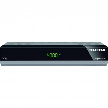 Telestar digiHD TS 7 Satélite Alta Definición Total Negro, Gris TV Set-Top Boxes - Reproductor/sintonizador