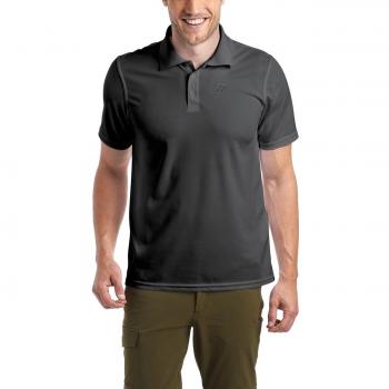 Maier Sports Ulrich Men's Black Short Sleeve Polo - 3XL