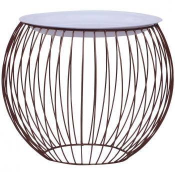 vidaXL Gold Coffee Table Ø 41 cm