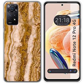 Funda de Silicona Personalizada para Xiaomi Redmi Note 12 Pro 4G con Diseño Mármol 10