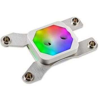Refrigerador de CPU Aqua Computer cuplex kryos NEXT RGBpx TR4/sTRX4 - Acetal/Níquel con Iluminación RGB