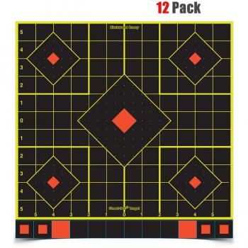 Birchwood Casey Shoot-N-C 12 Sight-In Target -12 Targets
