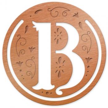 IF Literary Letters Metal Bookmark - Letter B