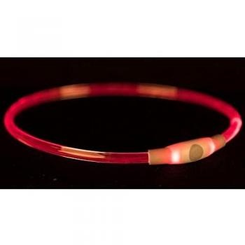 Collar Flash USB Multicolor Trixie para Perros L-XL 65 cm