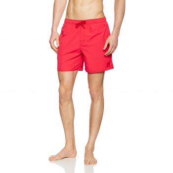 adidas Solid Short SL - Bañador para hombre, color rojo, talla M