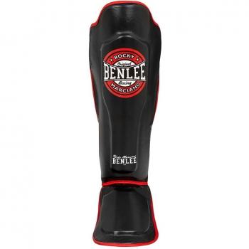 Benlee Rocky Marciano Buster – Espinilleras, todo el año, unisex, color negro, tamaño extra-large
