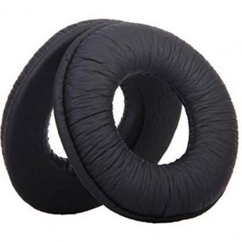 niceeshop(TM) Alfombras PU Almohadillas de Cuero Copa Auriculares para Sony MDR-V150 V250 V300 Auricular (Negro, 1 Par)