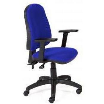 Silla de Escritorio Ergonómica con Reposabrazos - Azul
