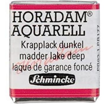 Schmincke : Horadam Watercolour Paint : Half Pan : Madder Lake Deep