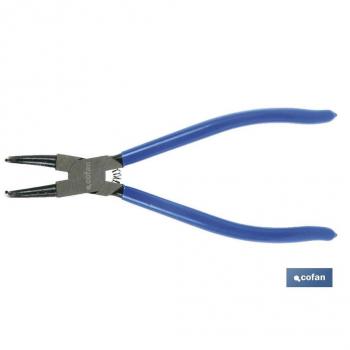 Alicates Circlip Interior Curvo 225mm