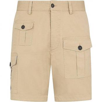 DSQUARED2 Men's Sexy Cargo Shorts in Cream - Size 52 (Beige)