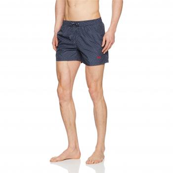 La Martina Printed Swimwear, Bañador Premamá para Hombre, Blau