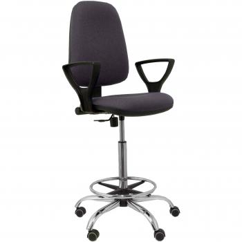 Taburete Sierra CP Bali Gris Oscuro con Brazos Fijos