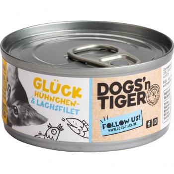 Dogs'n Tiger Cat Filetes Finos 24 x 70 g - Filete de Pollo y Salmón