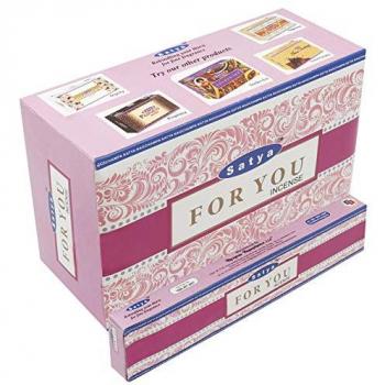 Incienso Satya Nag Champa Varillas 15 g - Aroma Natural, Pack de 12 unidades