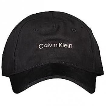 Gorra Calvin Klein 6 Panel Relaxed Unisex Negra y Blanca Talla Única