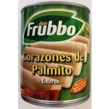 Palmito natural Frubbo lata de 1 kg.