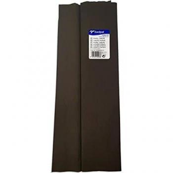 Papel crespón Sadipal Rollo 05 x 25 m Color marrón fuerte