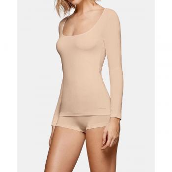 Impetus Camiseta de Manga Larga Escotada para Mujer - Innovación en Termorregulación