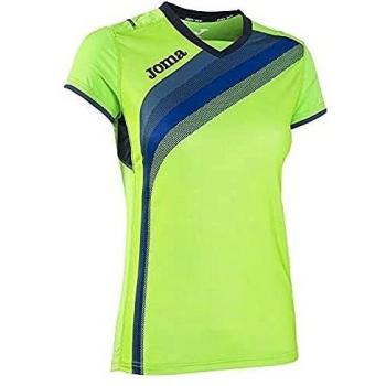 Joma Elite Camiseta, Mujer, Verde Fluor-024, 4XS-3XS